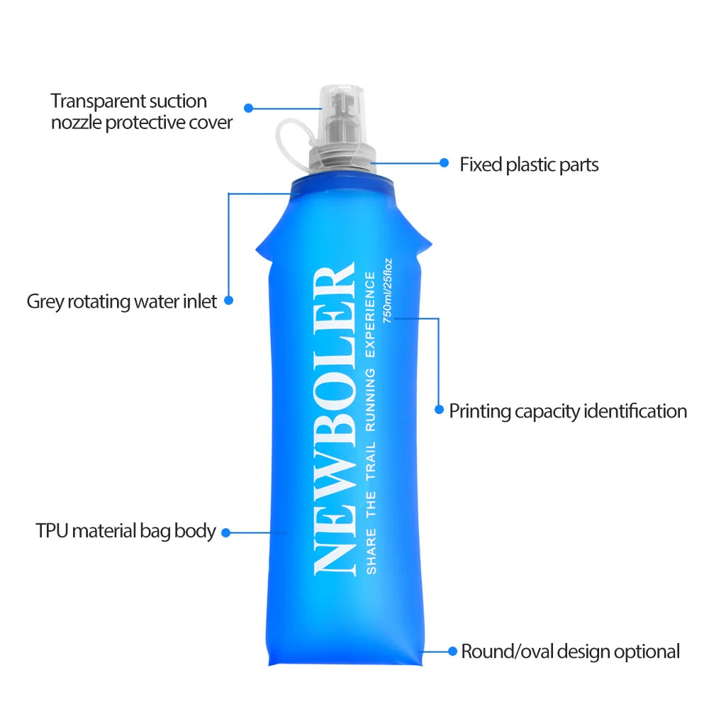 Foldable Water Bottle for Running